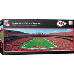 Kansas City Chiefs - 1000 Piece Panoramic Jigsaw Puzzle - End View (ONLINE ORDER ONLY)