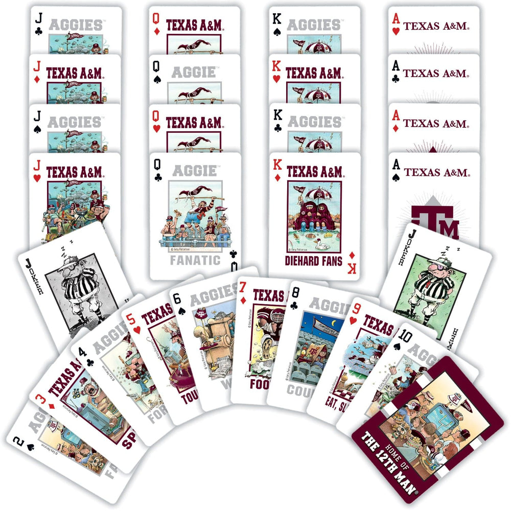 Texas A&M Aggies Fan Deck Playing Cards - 54 Card Deck (ONLINE ORDER ONLY)