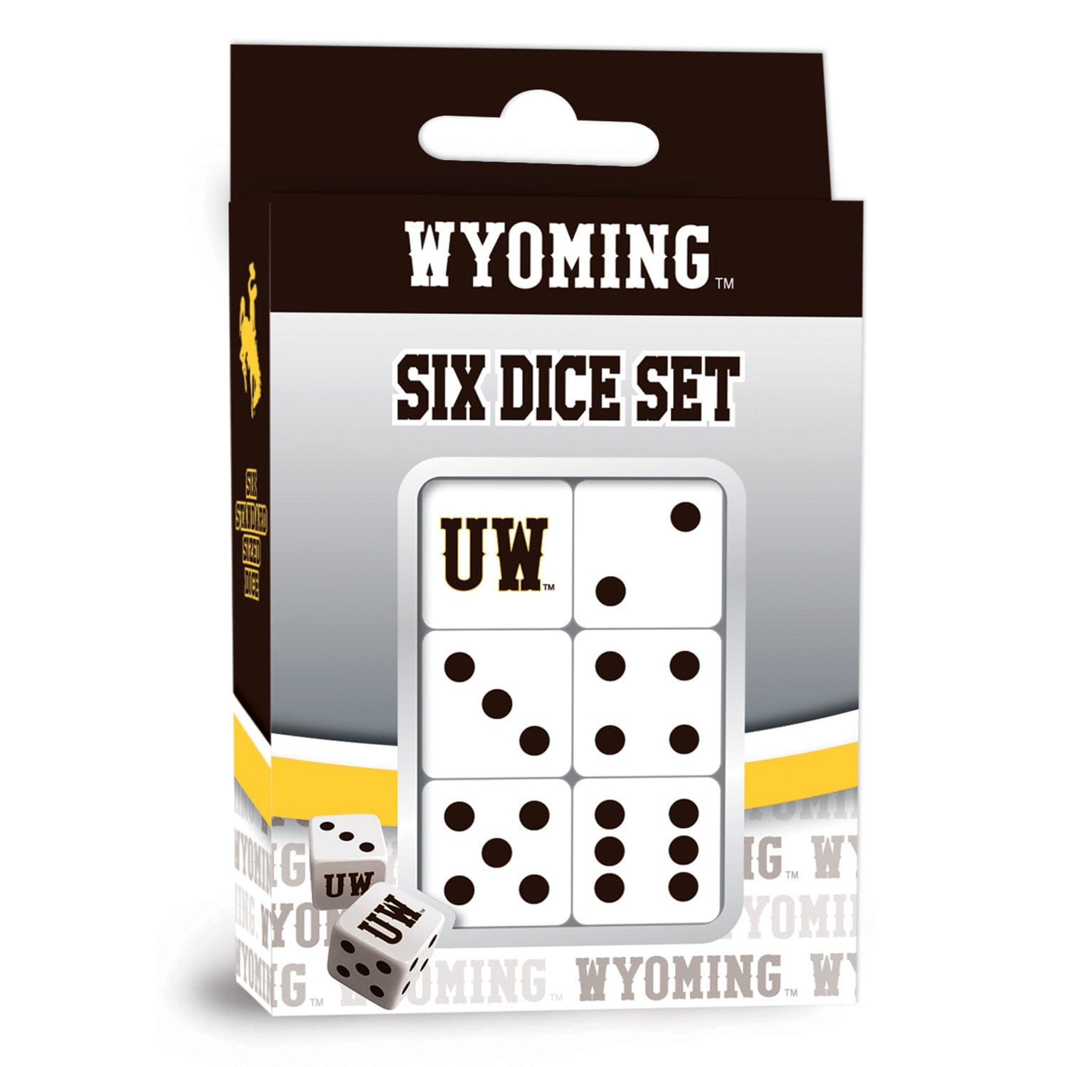 Wyoming Cowboys Dice Set (ONLINE ORDER ONLY)