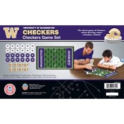 Washington Huskies Checkers Board Game (ONLINE ORDER ONLY)
