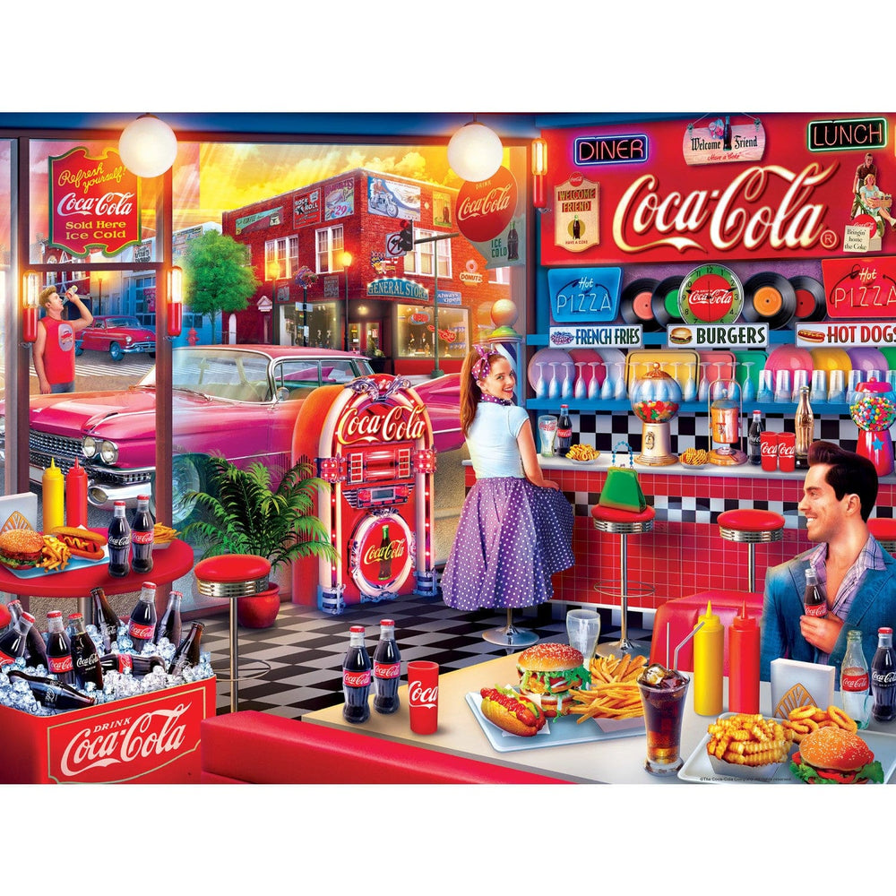 Coca-Cola - Soda Fountain 300 Piece EZ Grip Jigsaw Puzzle (ONLINE ORDER ONLY)