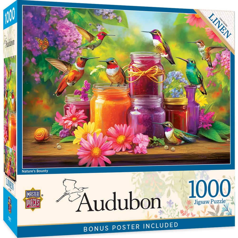 Audubon - Nature's Bounty 1000 Piece Jigsaw Puzzle