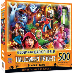 Glow in the Dark - Scared Silly 500 Piece Jigsaw Puzzle (ONLINE ORDER ONLY)