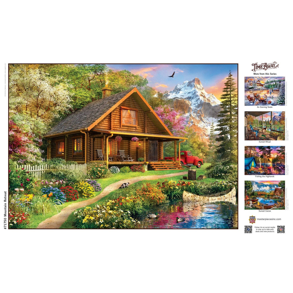 Time Away - Mountain Retreat 1000 Piece Jigsaw Puzzle (ONLINE ORDER ONLY)