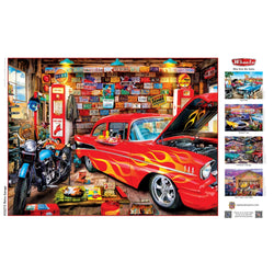 Wheels - Retro Garage 750 Piece Jigsaw Puzzle (ONLINE ORDER ONLY)