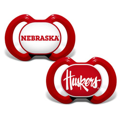 Nebraska Cornhuskers - Pacifier 2-Pack (ONLINE ORDER ONLY)