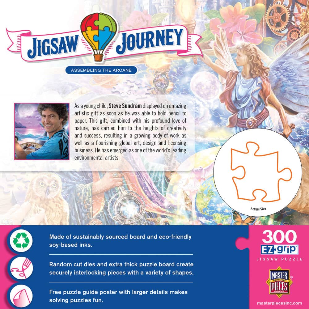 Jigsaw Journey - Assembling the Arcane 300 Piece EZ Grip Jigsaw Puzzle