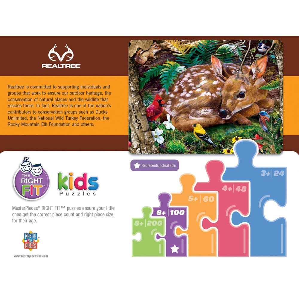 Realtree - Forest Babies 100 Piece Jigsaw Puzzle (ONLINE ORDER ONLY)
