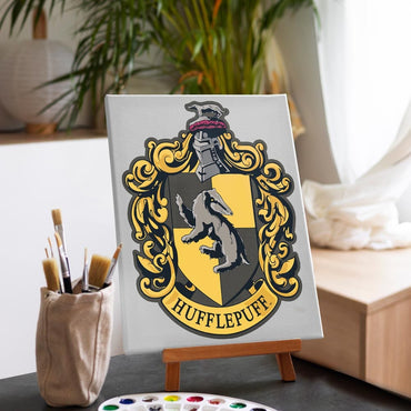 Hufflepuff Crest - Paint By Numbers Kit (ONLINE ORDER ONLY)