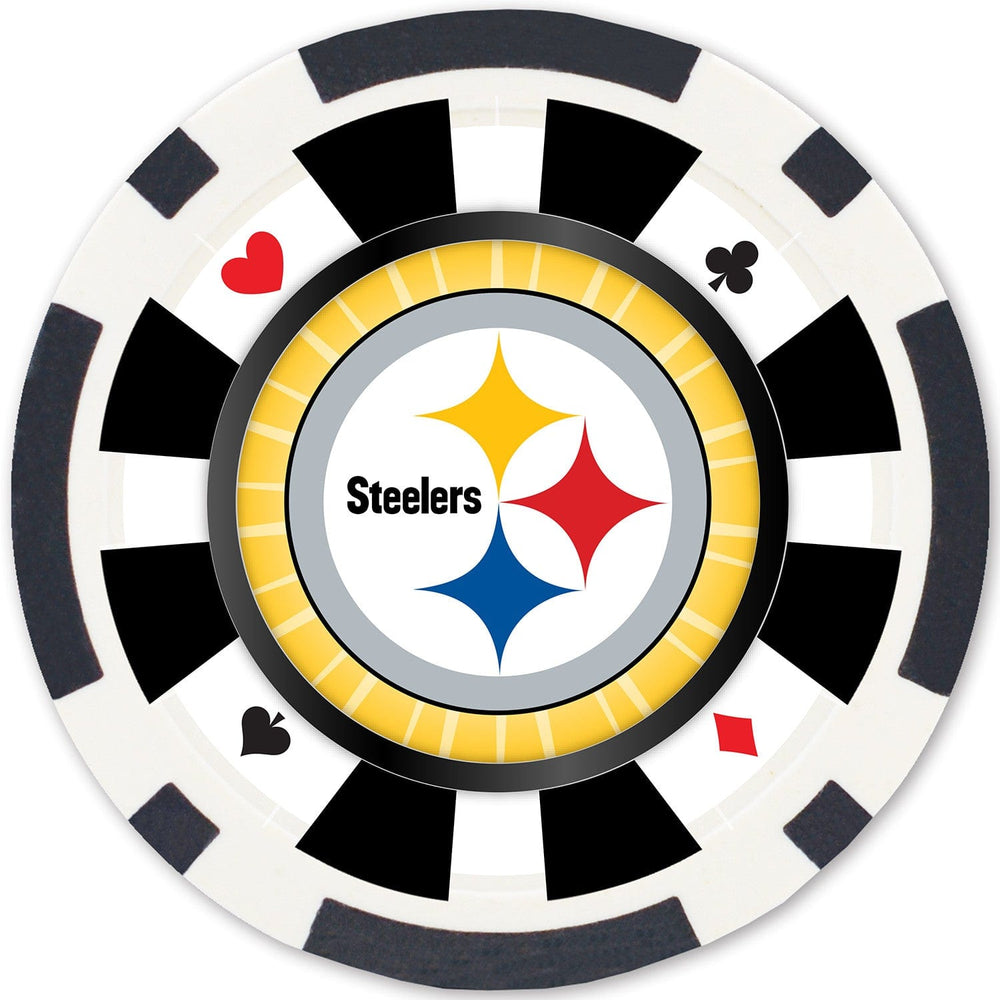 Pittsburgh Steelers 100 Piece Poker Chips (ONLINE ORDER ONLY)