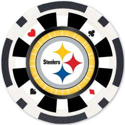 Pittsburgh Steelers 100 Piece Poker Chips (ONLINE ORDER ONLY)