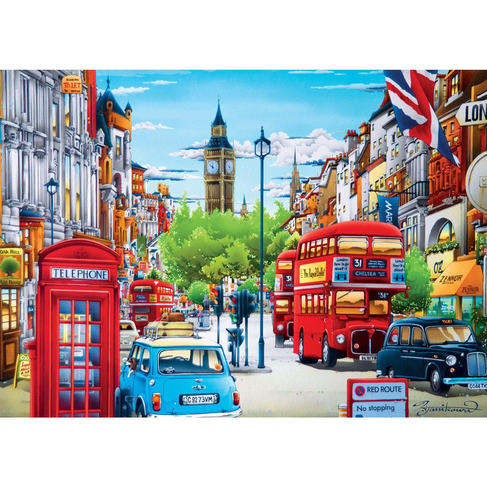 Travel Diary - London 500 Piece Jigsaw Puzzle (ONLINE ORDER ONLY)