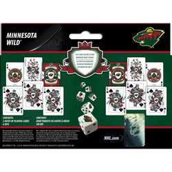 Minnesota Wild - 2-Pack Playing Cards & Dice Set (ONLINE ORDER ONLY)