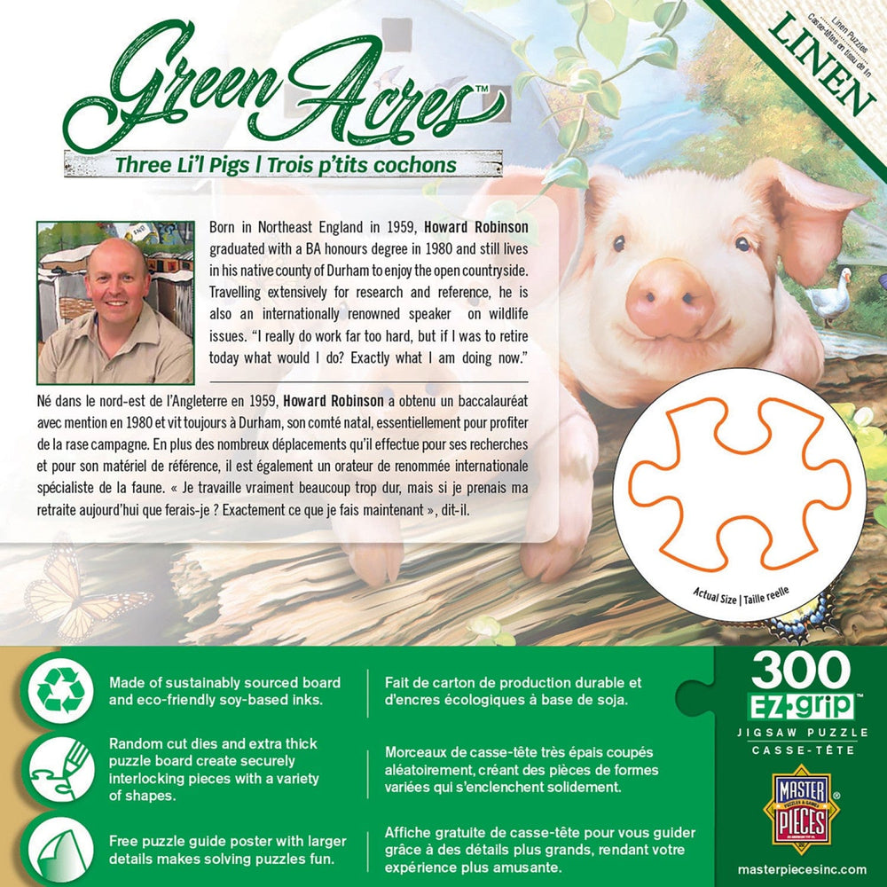 Green Acres - Three Lil' Pigs 300 Piece EZ Grip Jigsaw Puzzle (ONLINE ORDER ONLY)