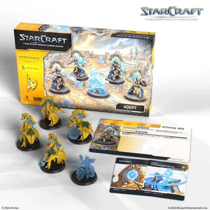 StarCraft The Miniatures Game: Protoss: Adept Expansion Set (ONLINE ORDER ONLY)