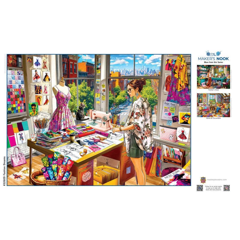 Maker's Nook - Fashion Dreams 500 Piece Jigsaw Puzzle