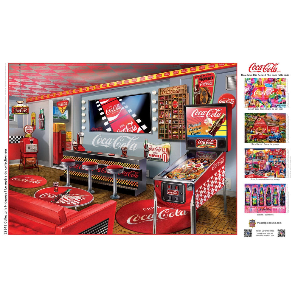 Coca-Cola - Collector's Hideaway 300 Piece EZ Grip Jigsaw Puzzle (ONLINE ORDER ONLY)