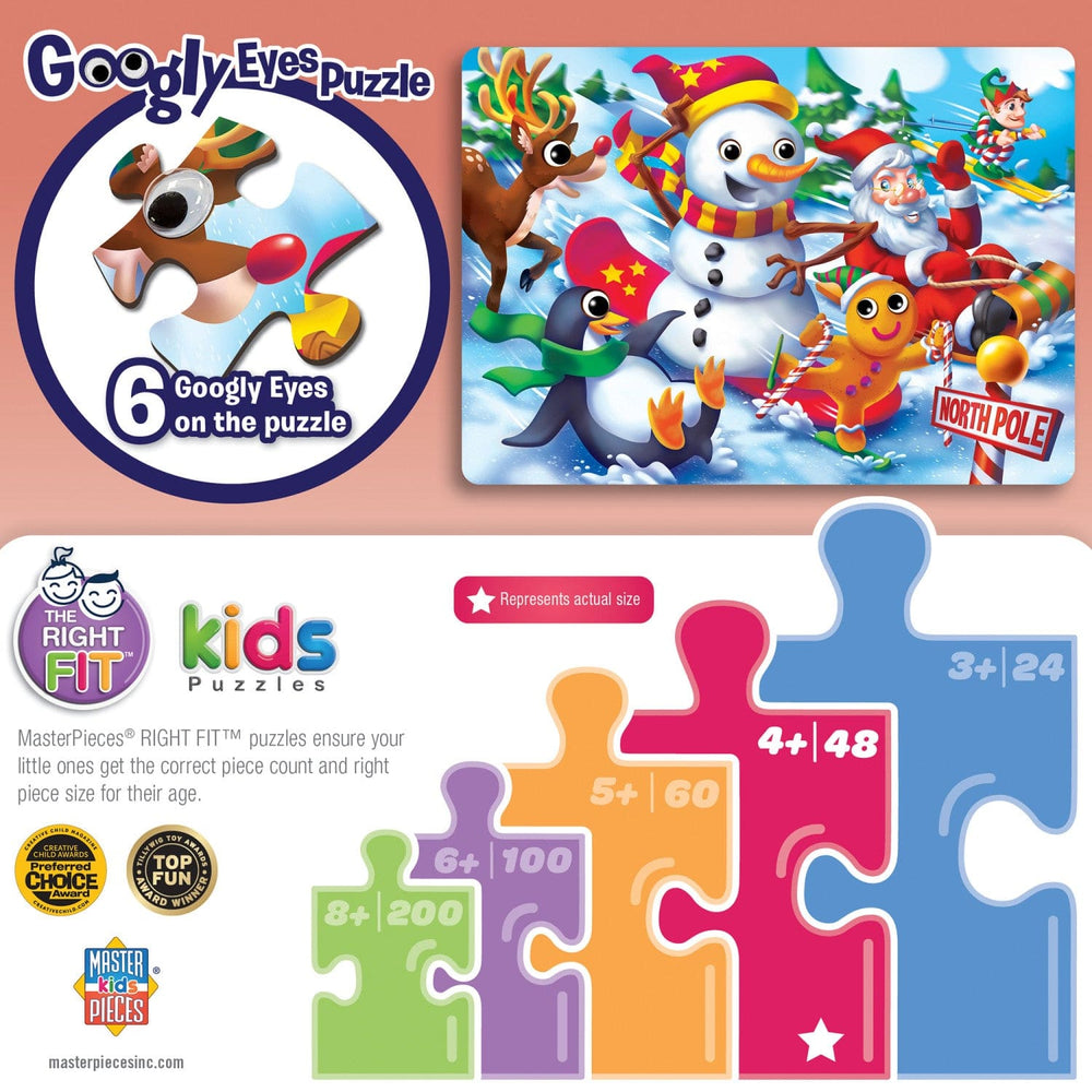 Googly Eyes Christmas 48 Piece Jigsaw Puzzle (ONLINE ORDER ONLY)