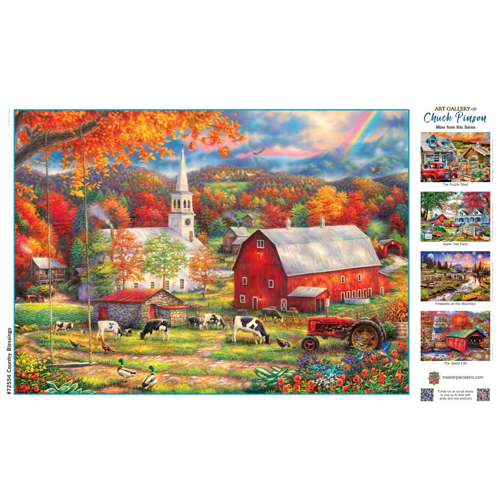 Art Gallery - Country Blessings 1000 Piece Jigsaw Puzzle