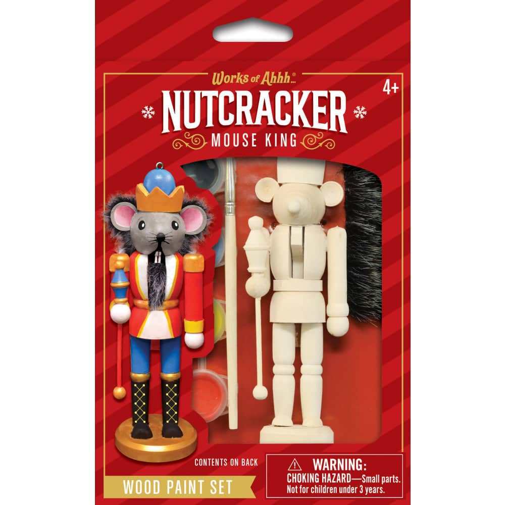 Nutcracker Mouse King Ornament Wood Paint Kit (ONLINE ORDER ONLY)