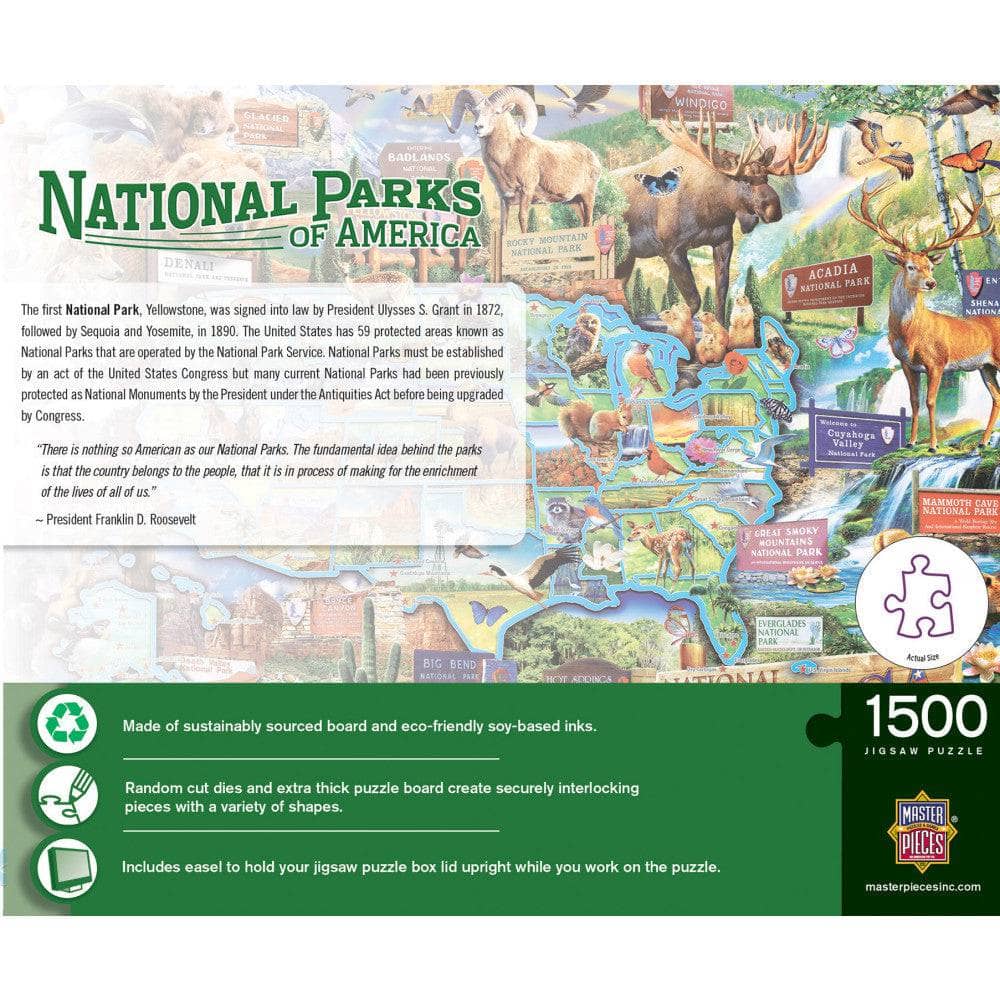 Signature - USA National Parks 1500 Piece Jigsaw Puzzle (ONLINE ORDER ONLY)