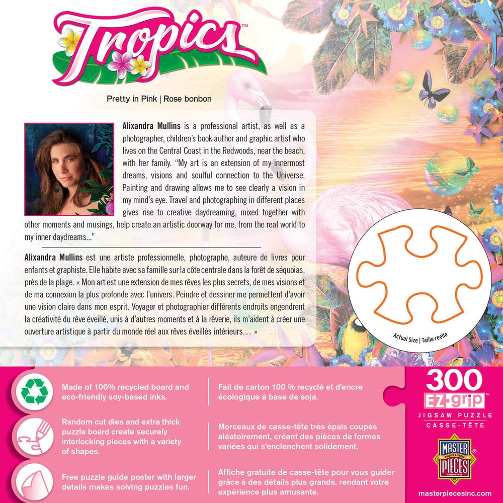Tropics - Pretty in Pink 300 Piece EZ Grip Jigsaw Puzzle (ONLINE ORDER ONLY)