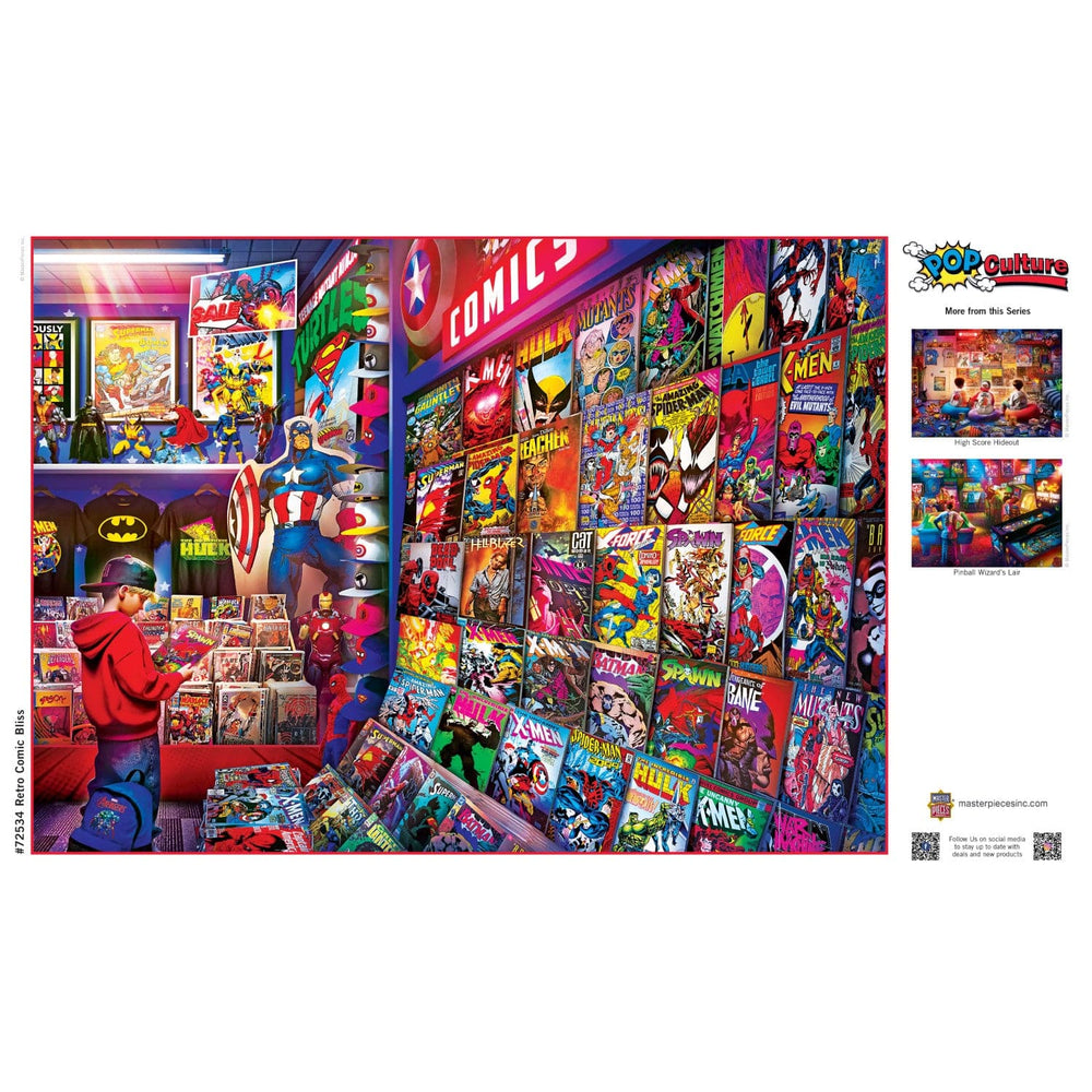 Pop Culture - Retro Comic Bliss 1000 Piece Jigsaw Puzzle