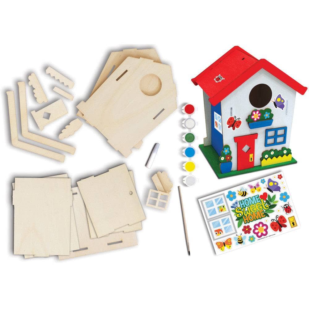 Birdhouse Buildable Wood Craft & Paint Kit (ONLINE ORDER ONLY)