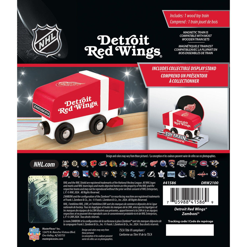 Detroit Red Wings Toy Zamboni Train Engine