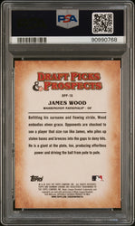 Graded 2023 Topps Bowman Draft James Wood #DPP16 Draft Picks & Prospects Rookie RC Baseball Card PSA 10 Gem Mint (ONLINE ORDER ONLY)