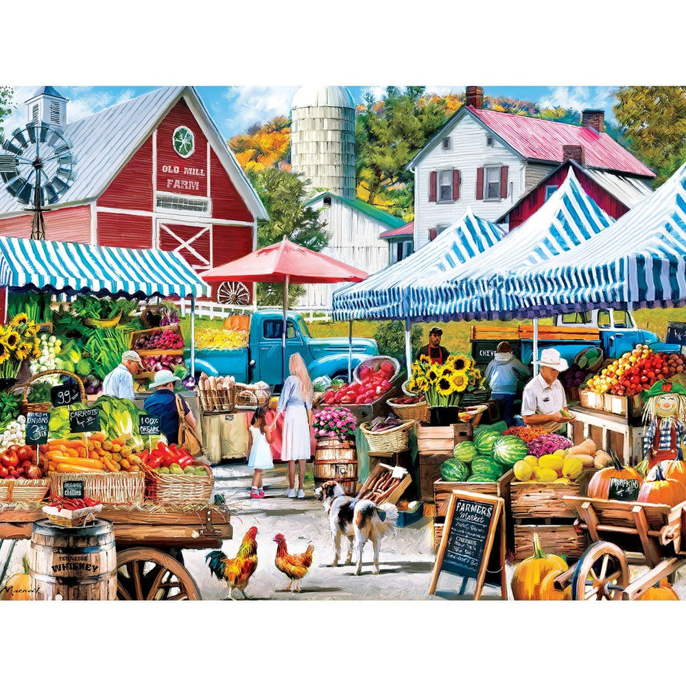 Farmer's Market - Old Mill Farm Stand 750 Piece Jigsaw Puzzle (ONLINE ORDER ONLY)
