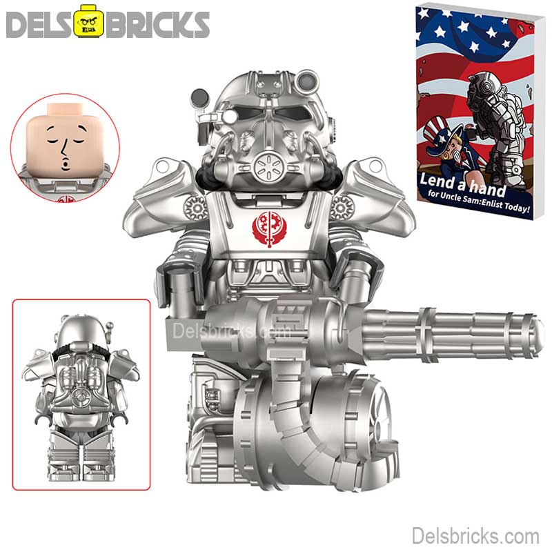 Fallout T60 Power Armor Lego Minifigures Custom video Game Toys Set1-1 (ONLINE ORDER ONLY)