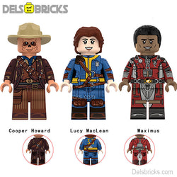 Fallout Lucy, Cooper, Maximus set of 3 Lego Minifigures Custom Toys (ONLINE ORDER ONLY)