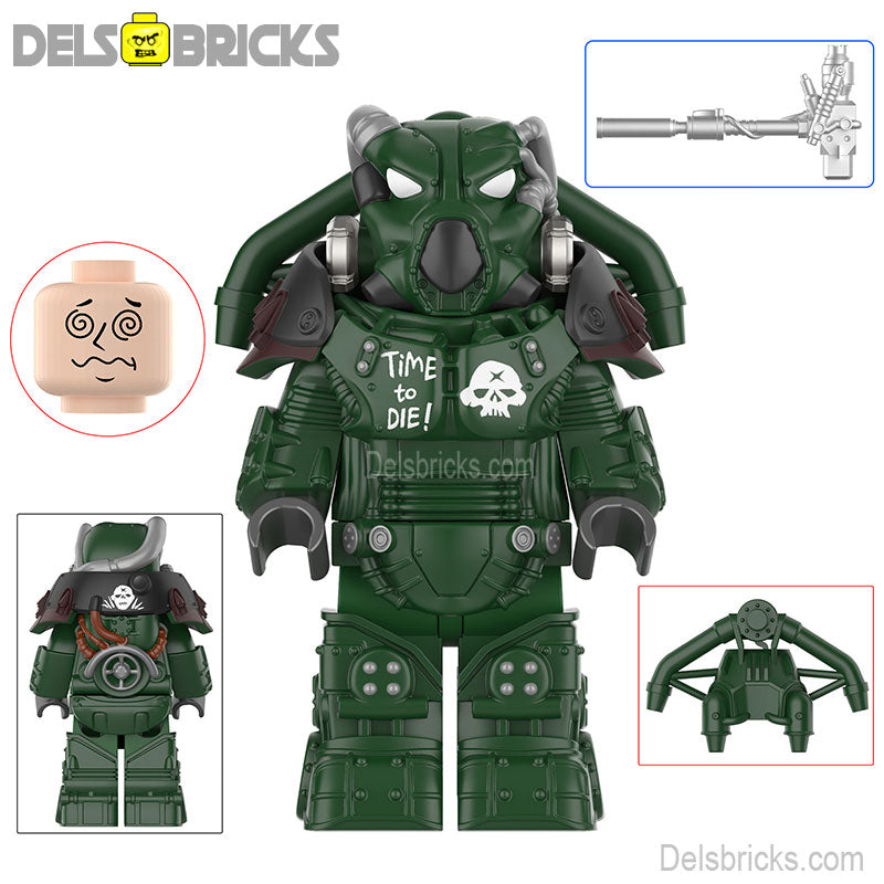 Fallout X-01 Power Armor Lego Minifigures Custom video Game Toys Set 3-5 (ONLINE ORDER ONLY)