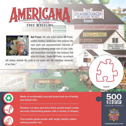 Americana - Free Wheeling 500 Piece EZ Grip Jigsaw Puzzle (ONLINE ORDER ONLY)