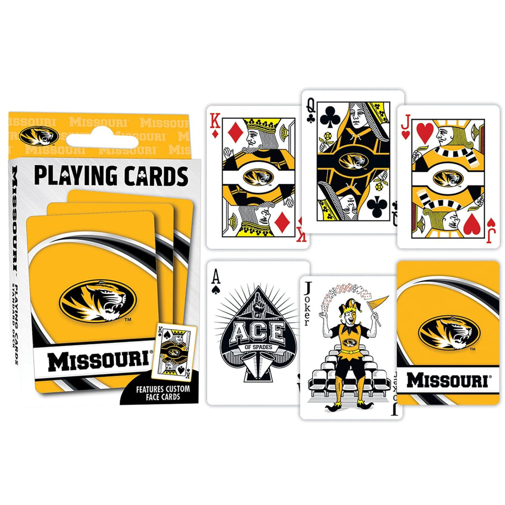 Missouri Tigers Playing Cards - 54 Card Deck (ONLINE ORDER ONLY)