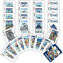 Tennessee Titans Fan Deck Playing Cards - 54 Card Deck (ONLINE ORDER ONLY)