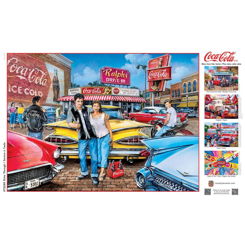 Coca-Cola - Drive Through 1000 Piece Jigsaw Puzzle (ONLINE ORDER ONLY)
