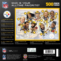 Pittsburgh Steelers - All Time Greats 500 Piece Jigsaw Puzzle (ONLINE ORDER ONLY)