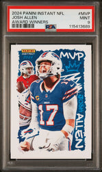 Graded 2024 Panini Instant NFL Josh Allen #MVP Award Winners PSA 9 Mint (ONLINE ORDER ONLY)