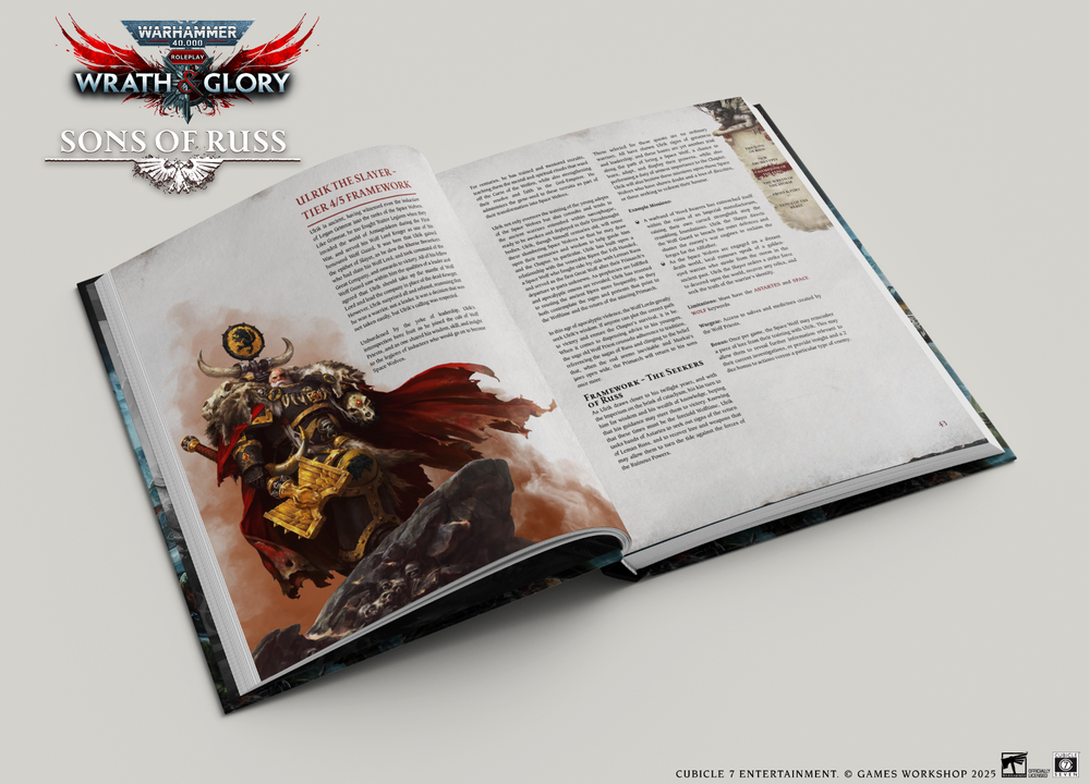 Warhammer 40K: Wrath & Glory RPG - Sons of Russ (Hardcover)