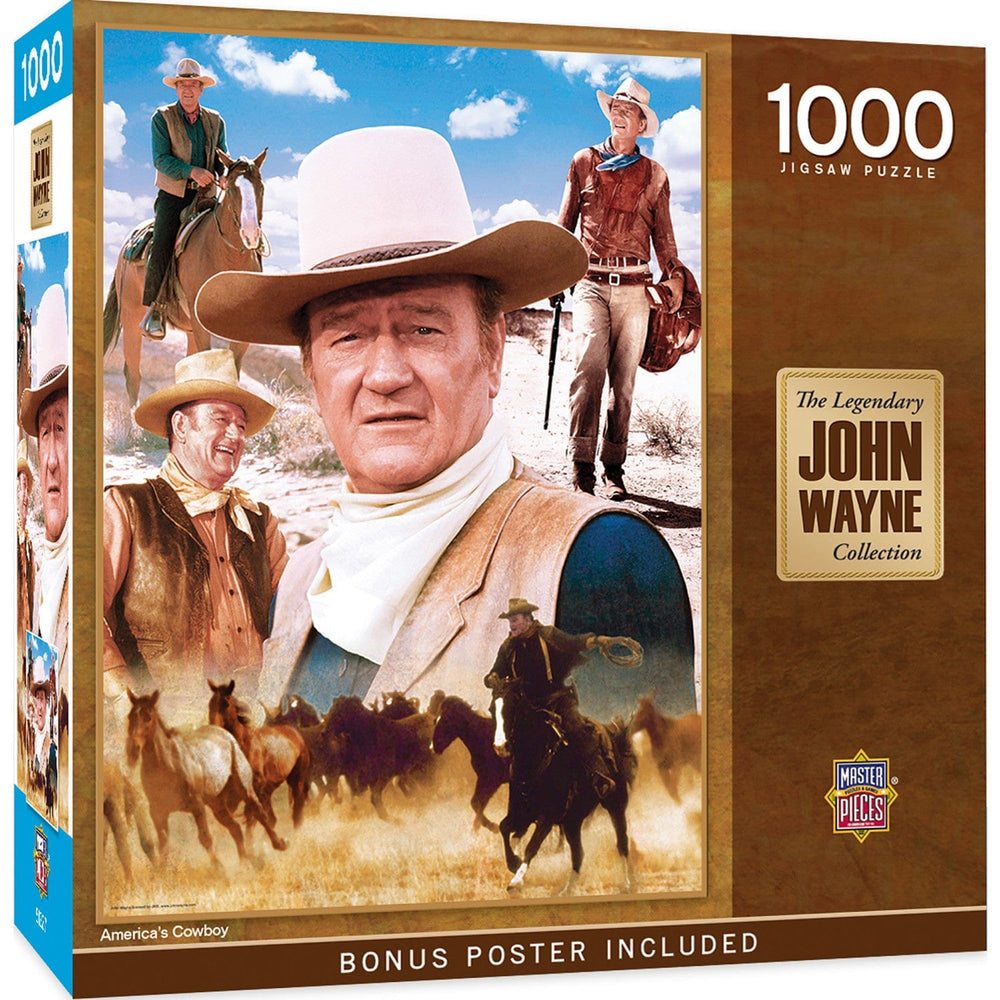 John Wayne Collection - America's Cowboy 1000 Piece Jigsaw Puzzle (ONLINE ORDER ONLY)