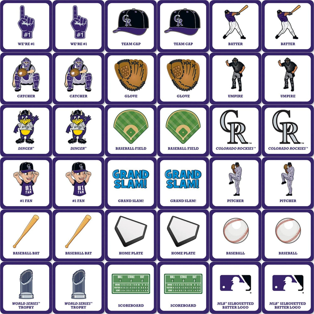 Colorado Rockies Matching Game (ONLINE ORDER ONLY)