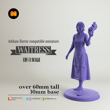 Arkham Compatible Investigator: The Waitress (Agnes Baker) (Online Only)