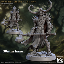 Warchief Girroz, the High (Male Hobgoblin Warlord) (Online Only)