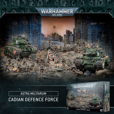 Warhammer 40k Astra Militarum: Cadian Defense Force (ONLINE ORDER ONLY)