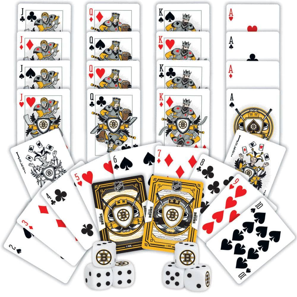 Boston Bruins - 2-Pack Playing Cards & Dice Set (ONLINE ORDER ONLY)