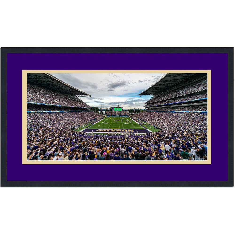 Framed Husky Stadium Washington Huskies 16x24 NCAA Football Photo Professionally Matted (ONLINE ORDER ONLY)