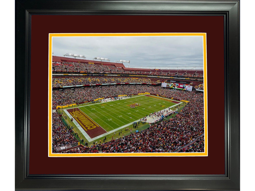 Framed FedEx Field Washington Commanders 11"x14" Football Photo Professionally Matted (ONLINE ORDER ONLY)