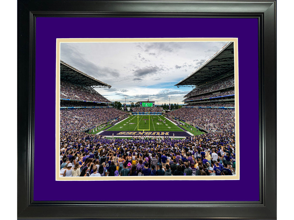 Framed Husky Stadium Washington Huskies 11"x14" NCAA Football Photo Professionally Matted (ONLINE ORDER ONLY)